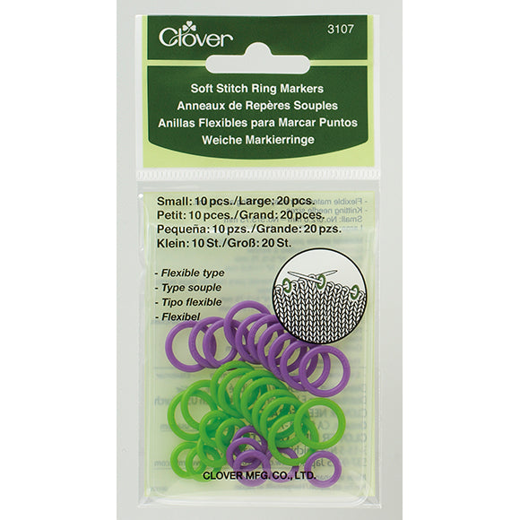 Clover Soft Stitch Ring Markers