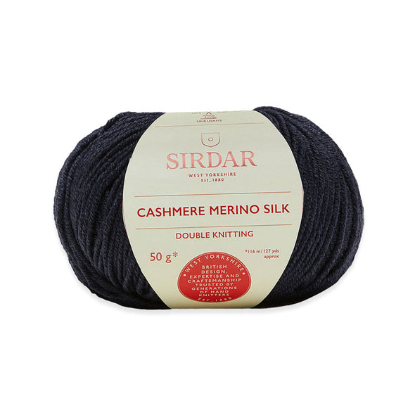 Sirdar Cashmere Merino Silk DK Yarn - Black