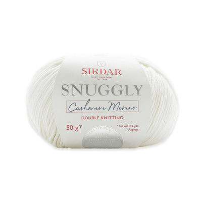 Sirdar Snuggly Cashmere Merino DK Yarn - White