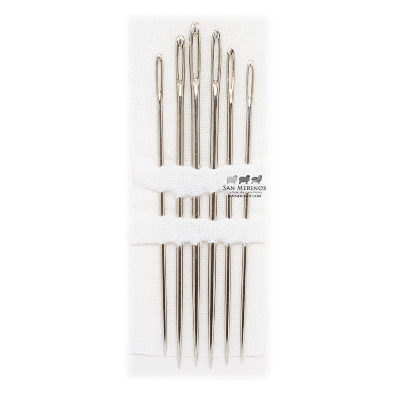 Birch Ribbon Embroidery Needles Pack Silver
