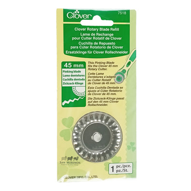 Clover Rotary Blade Refill ( Pinking Blade) - 45mm