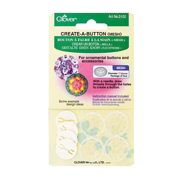 Japan Clover Create a Button (Mesh)