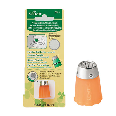 Clover Protect and Grip Thimbles - Orange