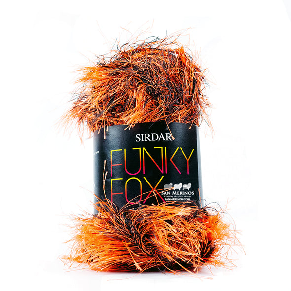 Interesting Fur Yarn - Orange