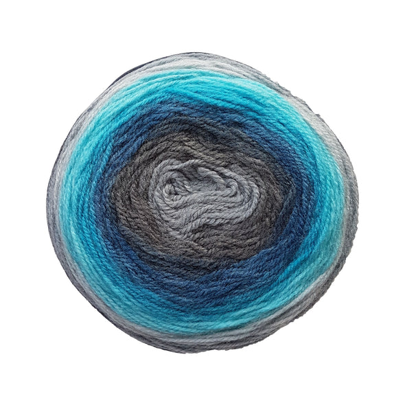 Multi-Coloured Blue Yarn