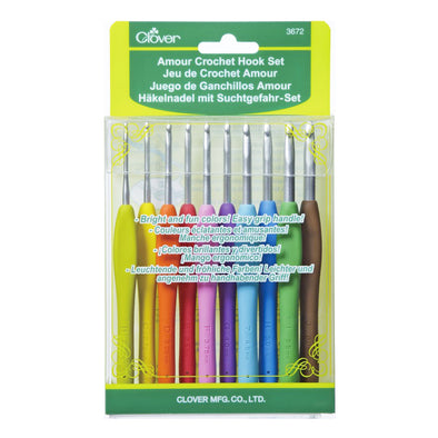 Clover Amour Crochet Hook Set (10pieces) Japan