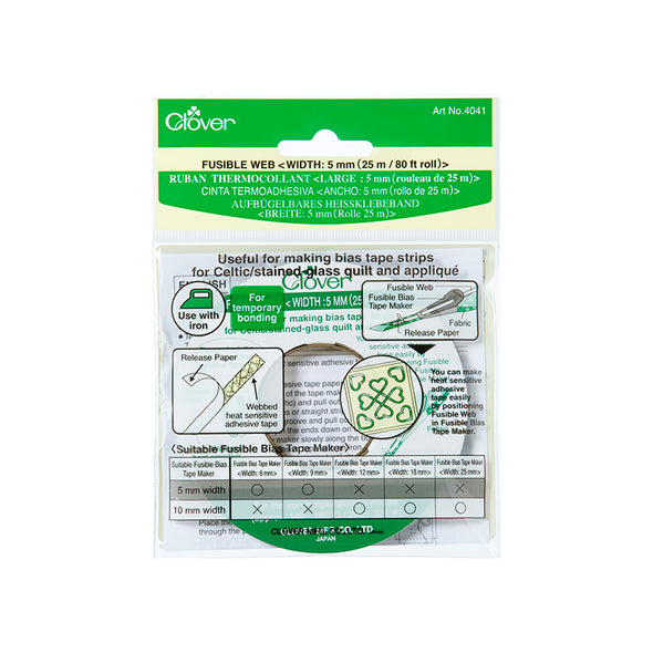 Clover Fusible Web (5 mm width/25 m roll)