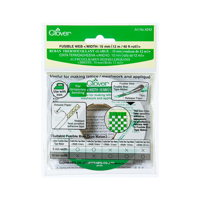 Clover Fusible Web (10 mm width/12 m roll)