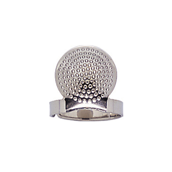 Japan Clover Adjustable Ring Brass Thimble with Plate