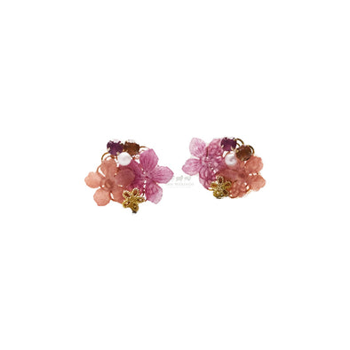 Flower Bijoux Earrings UV Resin DIY Craft Kit