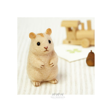 DIY Hamster Needle Felting Craft Kit