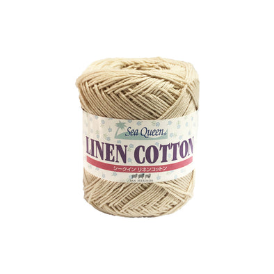 Quality Linen Cotton Yarn -  Cream