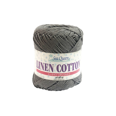 Linen Cotton Yarn - Grey