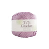Egyptian cotton crochet yarn - purple