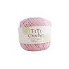 Egyptian cotton crochet yarn - pink
