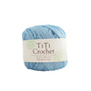 Egyptian cotton crochet yarn - blue