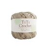 Egyptian cotton crochet yarn - grey