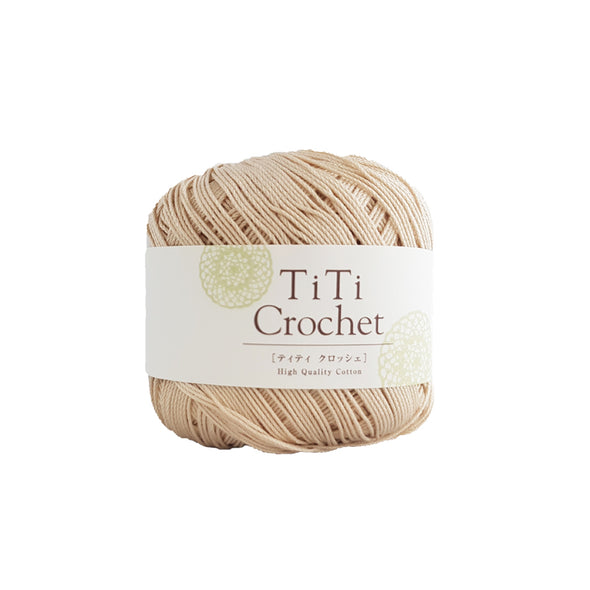 Egyptian cotton crochet yarn - nude