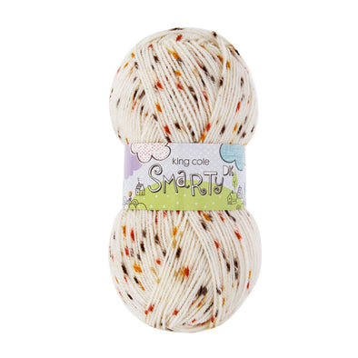 KING COLE SMARTY DK Pastel Colourful Baby Yarn